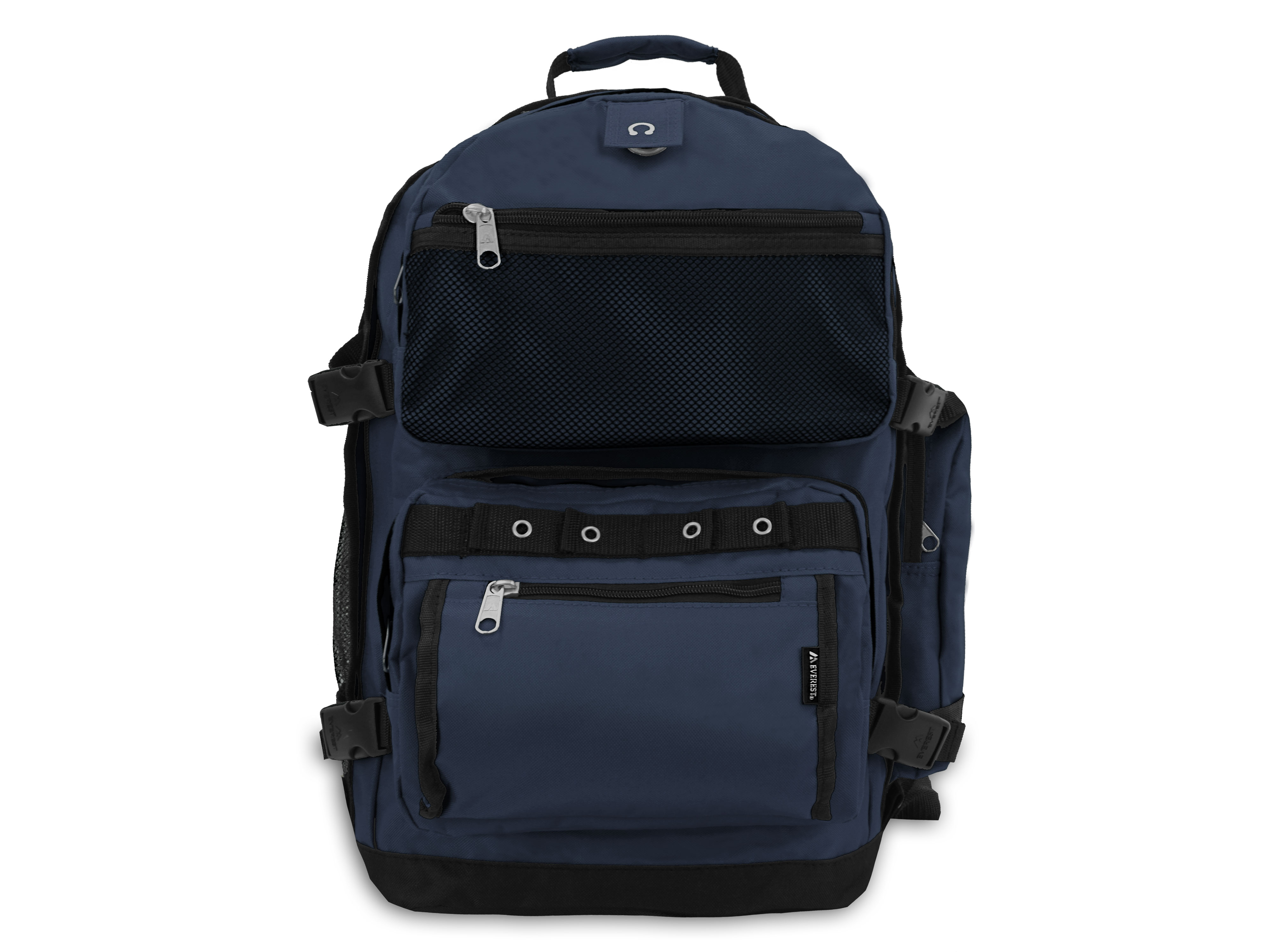 Everest Unisex Oversize Deluxe Backpack Navy Blue Black - image 1 of 5