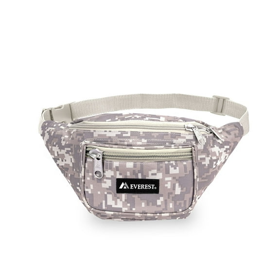 Everest Unisex Signature Waist Fanny Pack Large Digital Camo