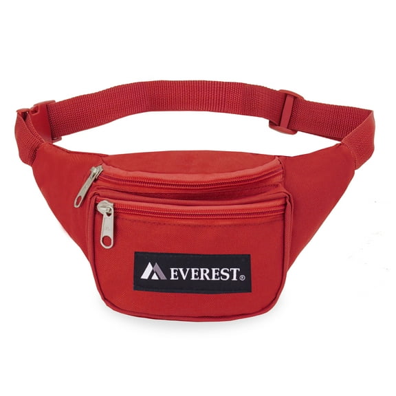 Everest Unisex Signature Waist Fanny Pack Red