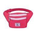 thumbnail image 1 of Everest Unisex Signature Waist Fanny Pack Two-Toned, Hot Pink White, 1 of 3