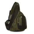 thumbnail image 1 of Everest Unisex Sling Bag Backpack, Olive Black, 1 of 2