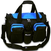Everest Unisex Sports Duffel Bag with Wet Pocket, Royal Blue