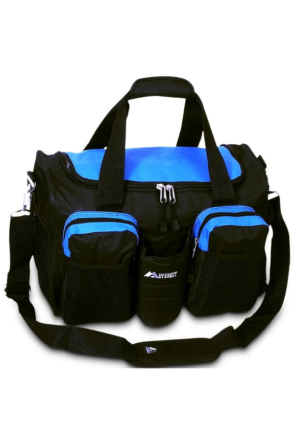 Unisex Sports Duffel Bag with Wet Pocket Royal Blue