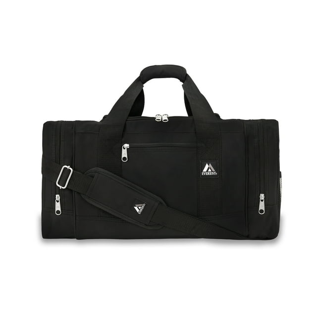 Everest Unisex Sporty Gear Duffel Bag Black