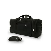 Everest Unisex Sporty Gear Duffel Bag - Large Black