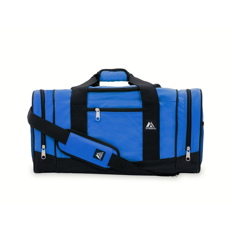 Everest Unisex Sporty Gear Duffel Bag Large Royal Blue