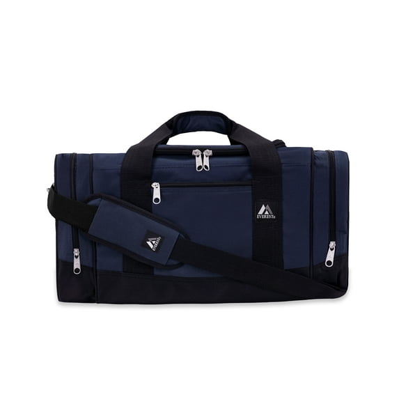 Everest Unisex Sporty Gear Duffel Bag Navy