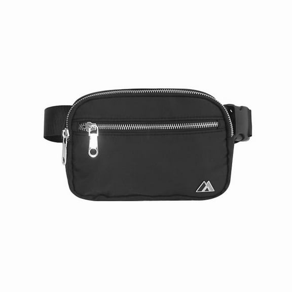 Everest WP3000-BK 7.5 x 5 x 2 in. Premium Waist Pack, Black - Standard
