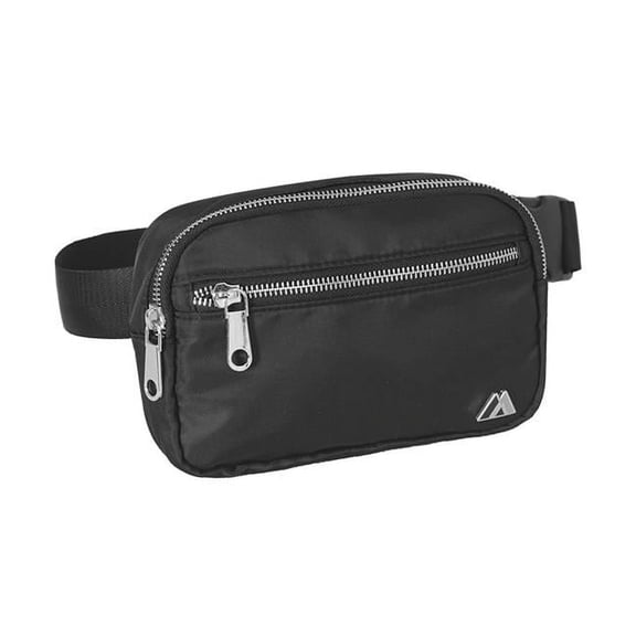 Everest WP3000L-BK 9 x 6 x 2 in. Premium Waist Pack, Black - Large