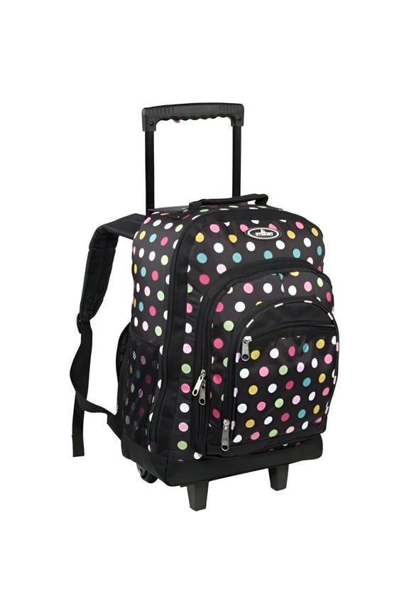 Wheeled Pattern Backpack