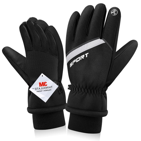 Everest Winter Gloves for Men Women Touchscreen Waterproof Windproof Cold Weather Gloves for Running Cycling