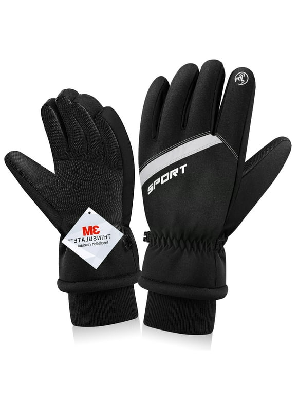 Everest Winter Gloves for Men Women Touchscreen Waterproof Windproof Cold Weather Gloves for Running Cycling