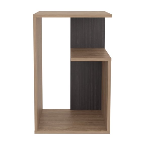 Everet 15.7" Multi-functional Design, High 3-Tier Coffee Table - Multicolor - Sturdy Construction - Living Room, Bedroom - Versatile & Durable