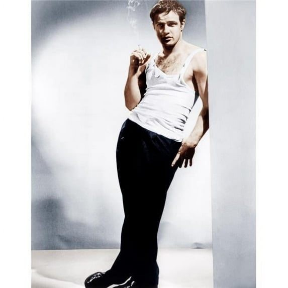 Everett Collection EVCM8DSTNAEC001HLARGE A Streetcar Named Desire Marlon Brando 1951 Photo Print, 16 x 20 - Large