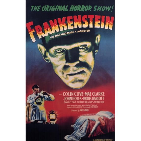 Everett Collection Frankenstein Movie Poster Masterprint - 11 x 17