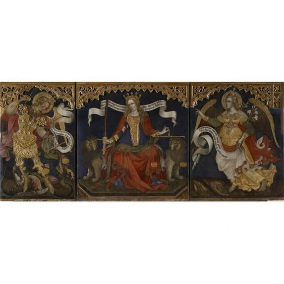 Everett Collection Justice Between The Archangels Michael & Gabriel Poster Print, 36 x 24 - Large