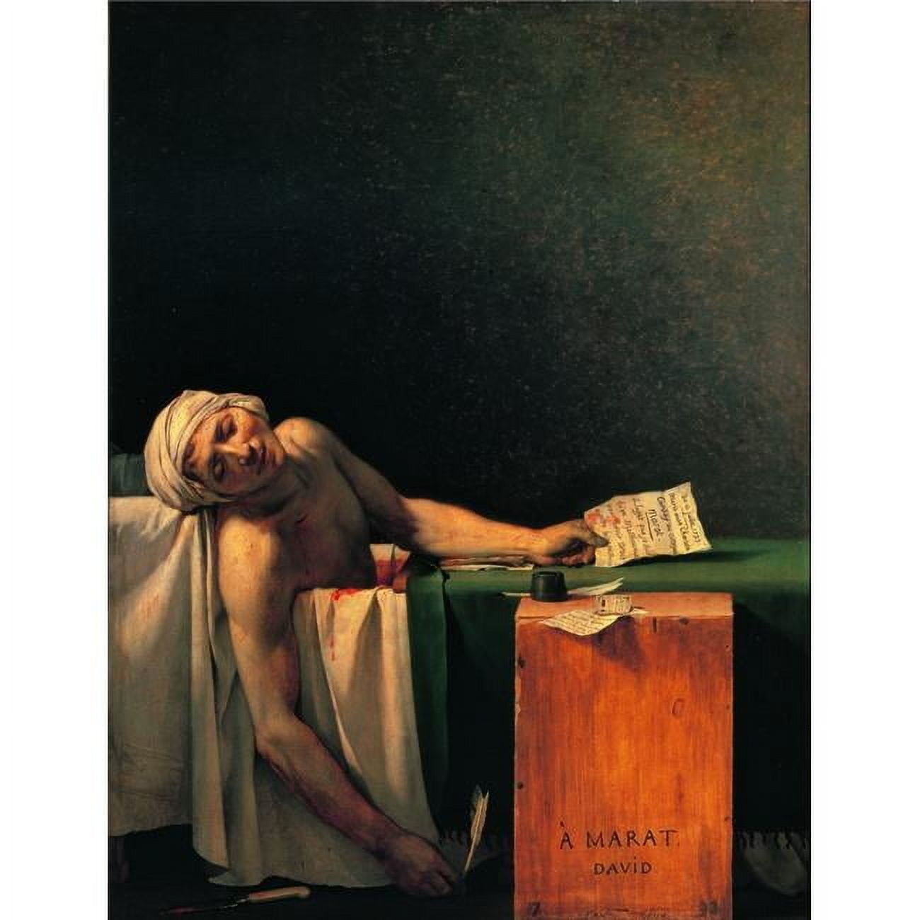 Everett Collection Marat's Death - La Mort De Marat Poster Print - 24 x ...