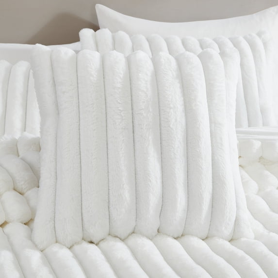 Everett Gray 4pc Comforter Set Riverbrook Home Everett Collection White - King - 4 Piece
