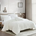 thumbnail image 1 of Everett Gray 4pc Comforter Set Riverbrook Home Everett Collection White - Twin XL - 3 Piece, 1 of 5