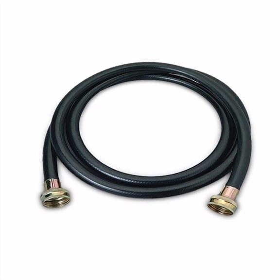 Everflow 48 In. Epdm Rubber Washing Machine Hose Durable Tube Cover Pipe (Black)