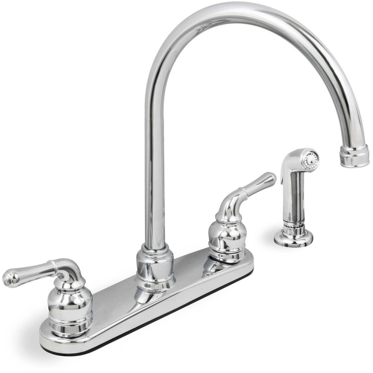 Everflow Lead Free Two-Handle Kitchen Faucet with Spray photo 1