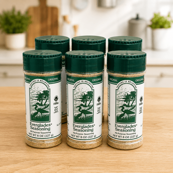 Everglades All Purpose Seasoning 8 oz. Southern Herb & Spice Blend 6-Pack