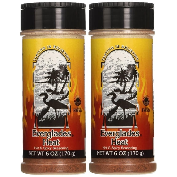 Everglades Heat Seasoning Hot and Spicy, 6 oz - Pack of 2