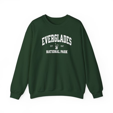 Everglades National Park Adult Unisex Sweatshirt Florida Crewneck Shirt