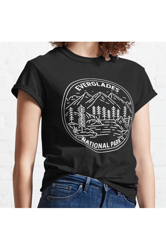 Everglades National Park Florida Monoline Classic T-shirt