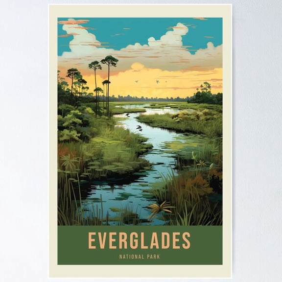 Everglades National Park Poster, Poster Only