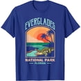 thumbnail image 1 of Everglades National Park US Crocodile Florida Alligators Unisex T-Shirt for Men Women Kids Toddler,Royal Blue Color,Size 5XL, 1 of 5