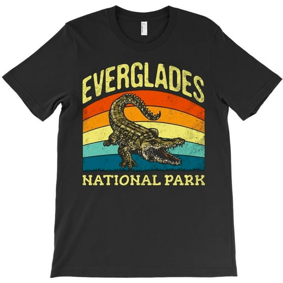 Everglades Nature Reserve Alligators Themed Florida Souvenir Nature H45661 Unisex T-Shirt, Up to 5XL Available
