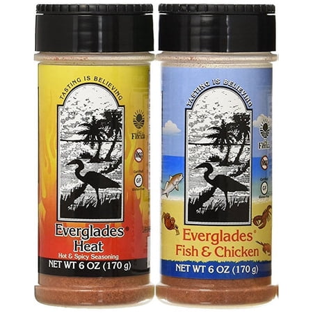 Everglades Seasoning Heat + Fish & Chicken Seasoning