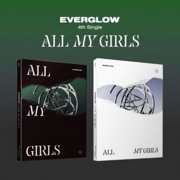 Everglow - All My Girls - Random Cover - incl. 88pg Photobook, 2 Photocards, Folding Poster, Postcard, Tattoo Sticker + Message Card - Music & Performance - CD