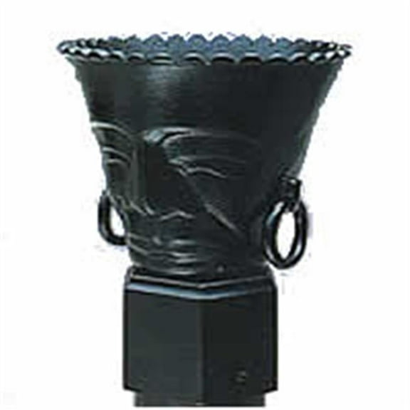 Everglow PT2-P Polynesian Aluminum Torch with LPG Key, Black