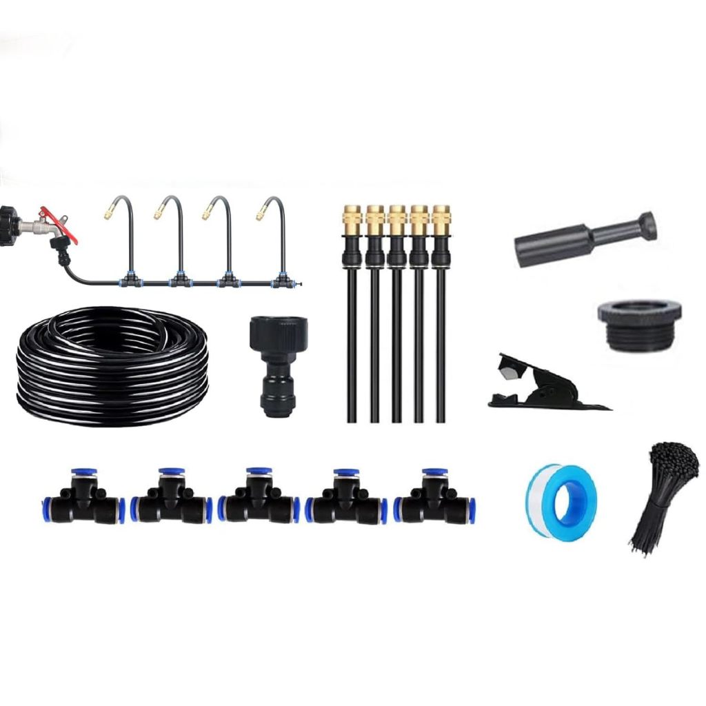 Everglowly 360 Degree Adjustable Copper Sprayer atomizing System ...