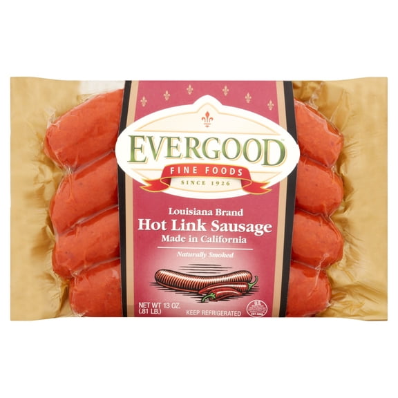 Evergood Fine Foods Hot Link Sausage, 13 oz
