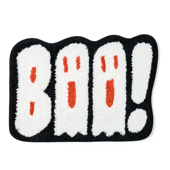 Evergrace Halloween Ghost Bath Rug White 17"x24"