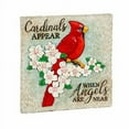 thumbnail image 1 of Evergreen 10.5" Garden Stone, Cardinals Appear when Angels are Near, 1 of 8