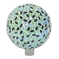 thumbnail image 1 of Home & Garden Green Petals Gazing Ball Glass Reflects Sunlight 84G3372, 1 of 3