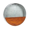 thumbnail image 1 of Evergreen Garden Galvanized Metal Circle Wall Planter, 1 of 1