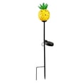 thumbnail image 1 of 22"H Art Glass Pineapple Solar Garden Stake, 1 of 4