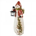 thumbnail image 1 of Evergreen 24"H Snowman with Solar Lantern Garden Statuary, 1 of 4