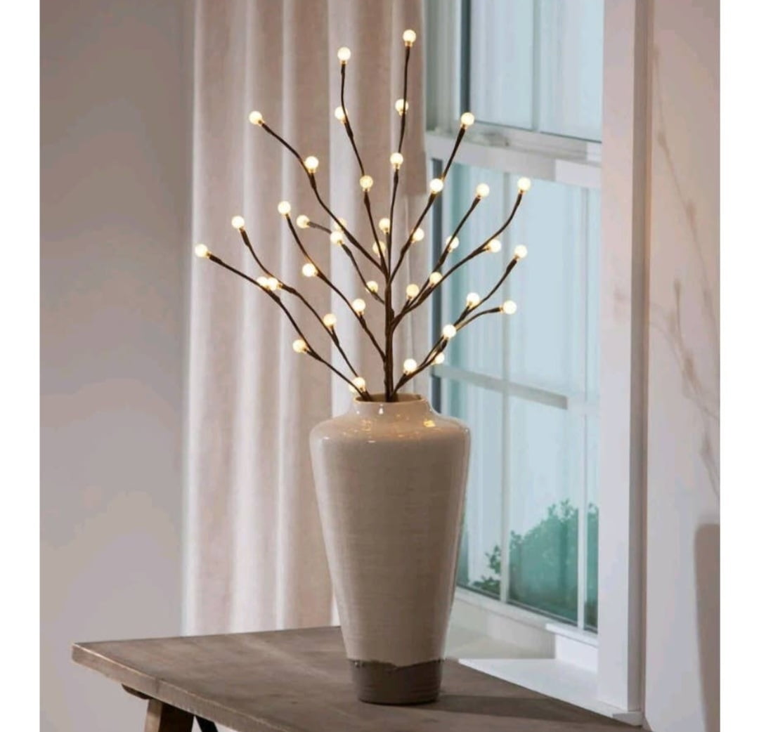 Illuminate Your Space with Evergreen 32 LED Décor Bubble Branches