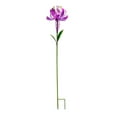 thumbnail image 1 of Evergreen 38.5"H Wind Spinner Flower Garden Stake, Pink, 1 of 6