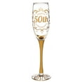 thumbnail image 1 of Evergreen 50th Anniversary Champagne Flutes, 8 ounces, Set of 2, 1 of 5