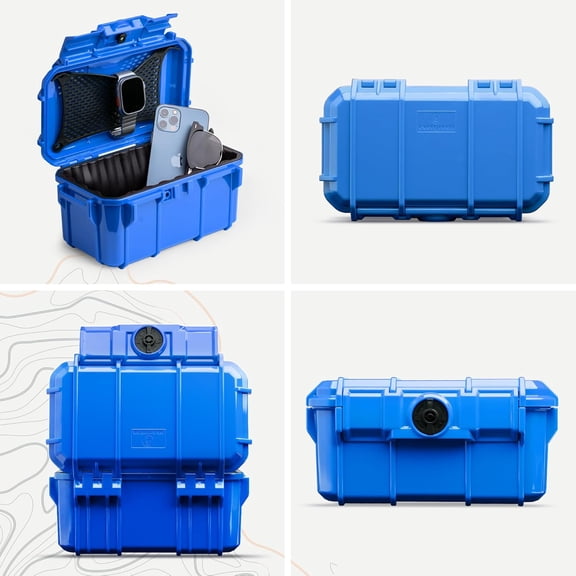 Evergreen 58 Waterproof Dry Box Protective Case - Blue