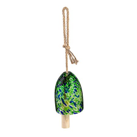 Evergreen 7"H Turquoise Confetti Chime