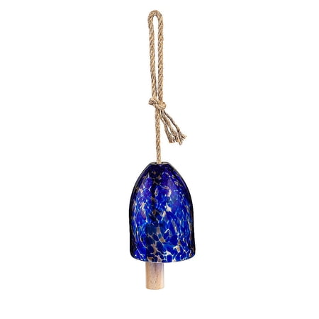 Evergreen 7 in. Royal Confetti Glass Wind Chime