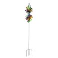 thumbnail image 1 of Evergreen 90"H Wind Spinner, Floral Lemniscate- Fade and Weather Resistant Outdoor Decoration, 1 of 1